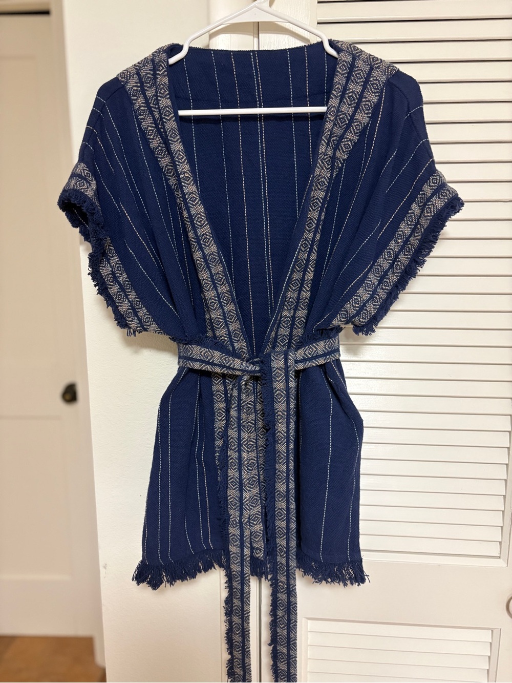 Vintage Anthropologie cotton kimono wrap